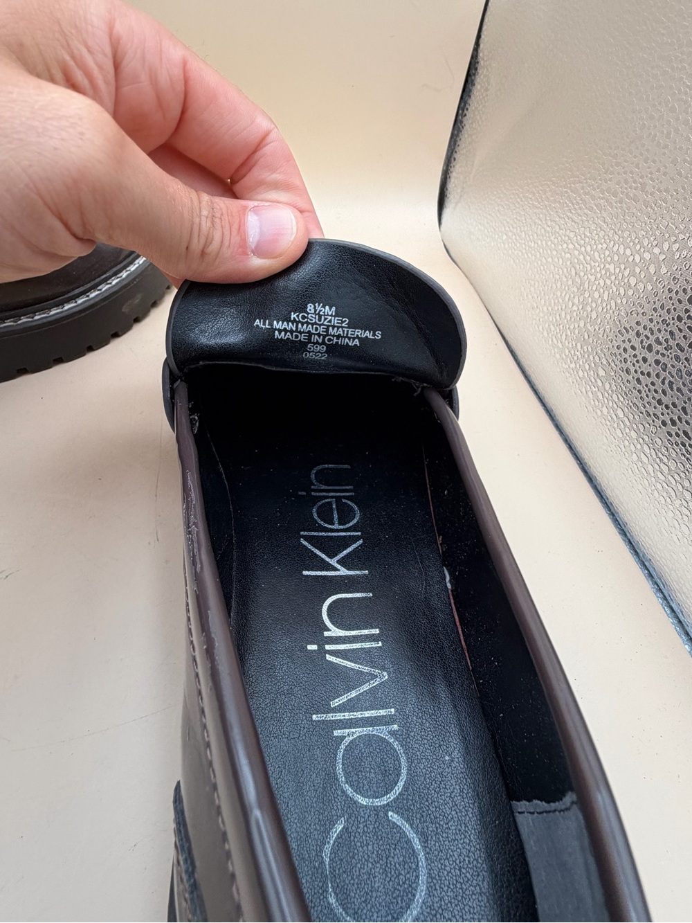 Calvin Klein Suzie Casual Lug Sole Loafers - Women’s Size 8.5 - Picture 7 of 8